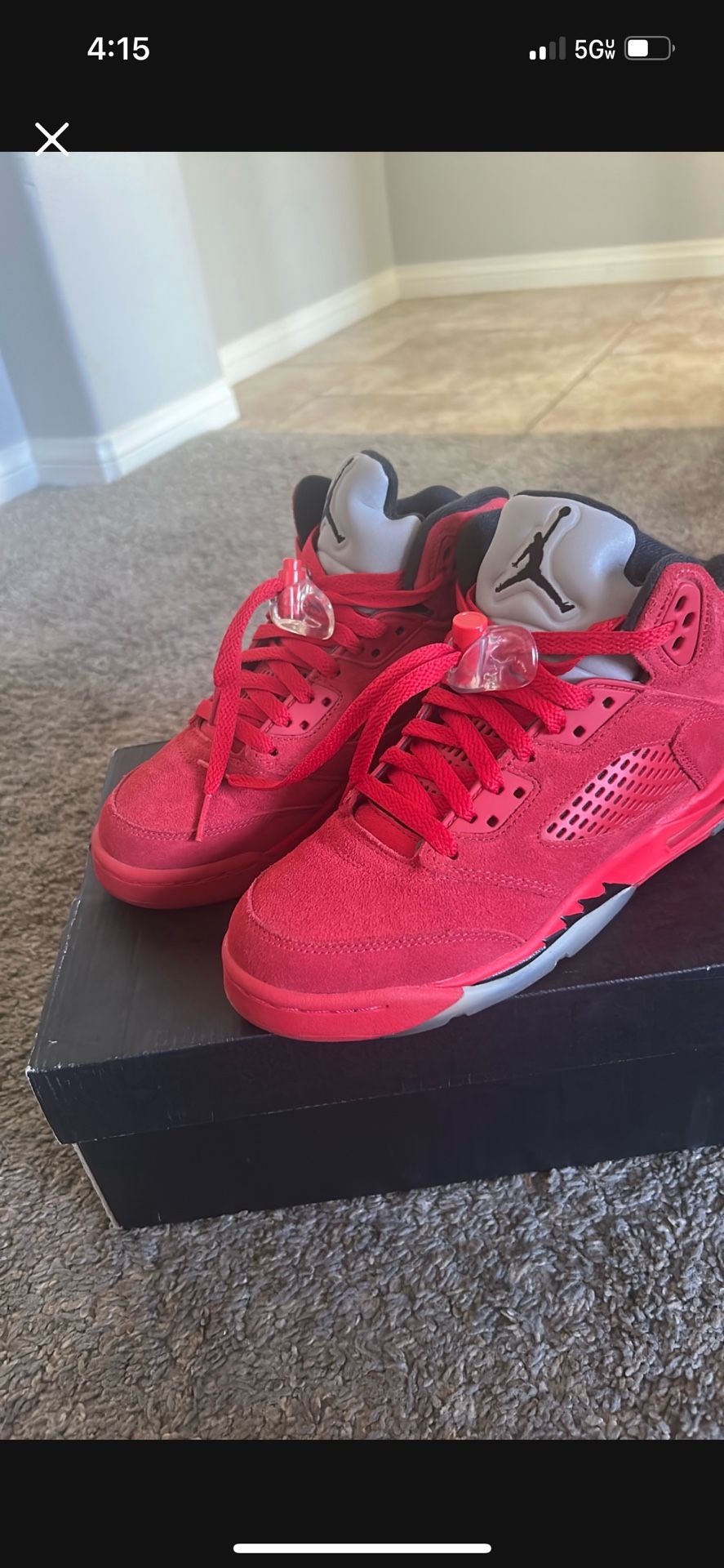 Jordan 5 Retro Red Suede
