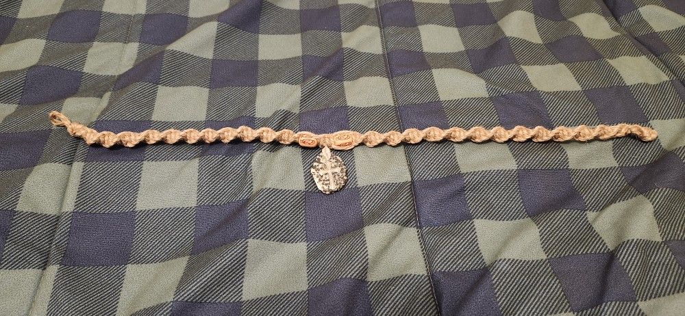 Cross Pendant Hemp Necklace