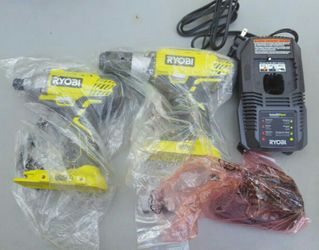 NEW RYOBI DRILL AND IMPACT