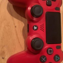 PS4  Red Controller
