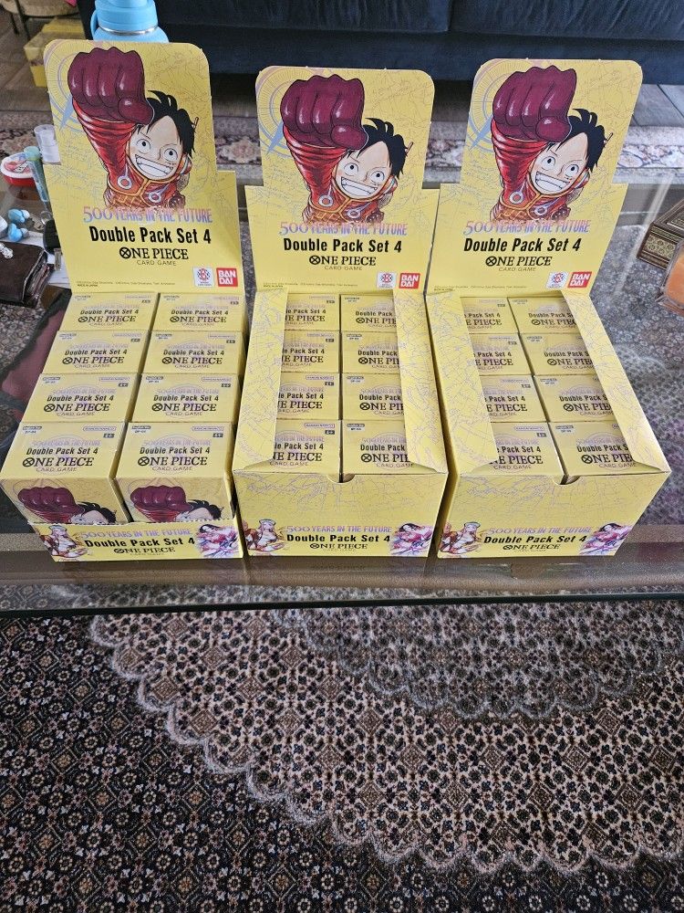 One Piece TCG OP-07 500 Years In The Future DP 04 Double Pack Box Set 4