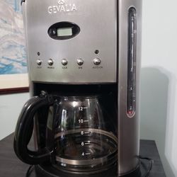 Stainless/Black Gevalia Coffee Maker