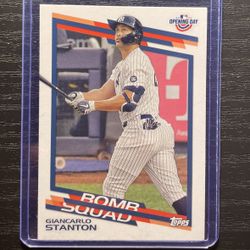 2022 Topps Opening Day Bomb Squad Giancarlo Stanton Baseball Card #BS-10