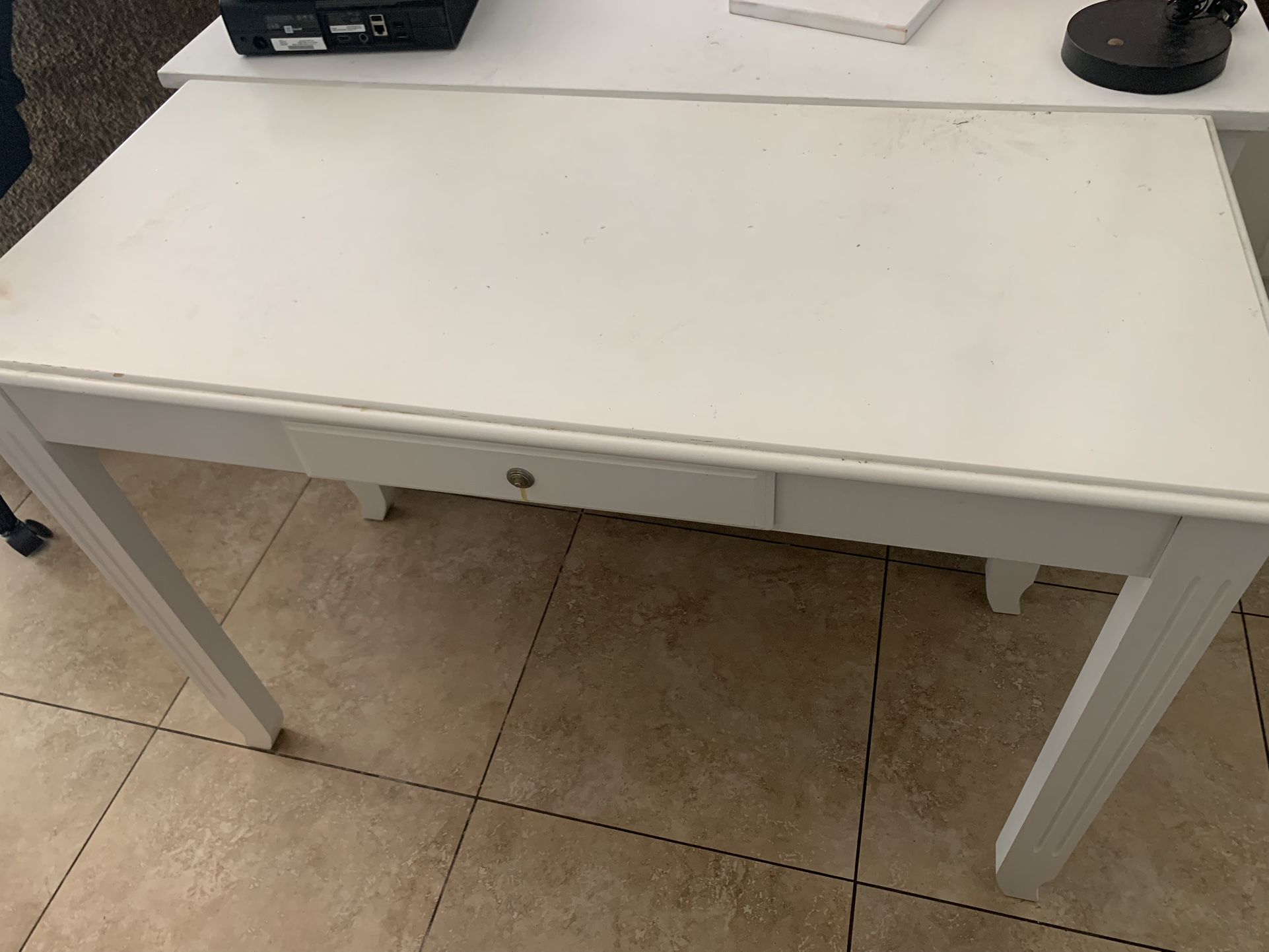 White Desk