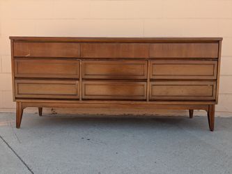 Vintage Modern Regency Wood Dresser 