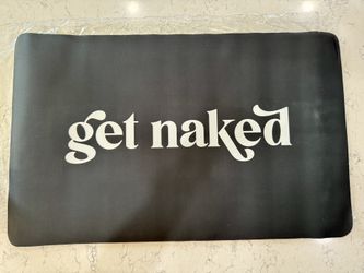 New! “Get Naked” Bathroom / Welcome Mat. Get Naked Welcome Mat / Home Doormat