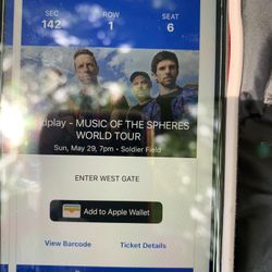 Coldplay Tickets
