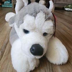 FAO Schwartz Stuffed Husky 