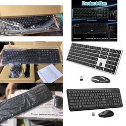 Wireless & Wired Keyboard With Mouse Sets .