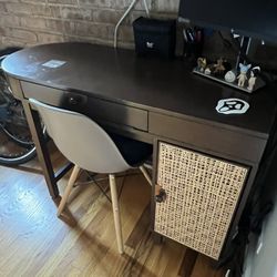 Brown desk