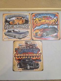 Wall banners.