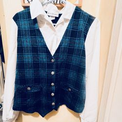 Schoolgirl Costume Or Classy Dress Shirt- New W Tags, Women’s Medium