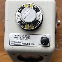PHILCO Sierra Electronic Model 164B Bi-Directional Power Monitor Watts Meter
