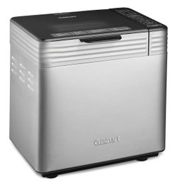 Cuisinart Bread Maker Machine, Stainless Steel Convection Bread Machine with 16 Menu Options