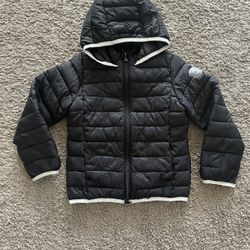 Little Girls Black Puffer Jacket Size 5-6