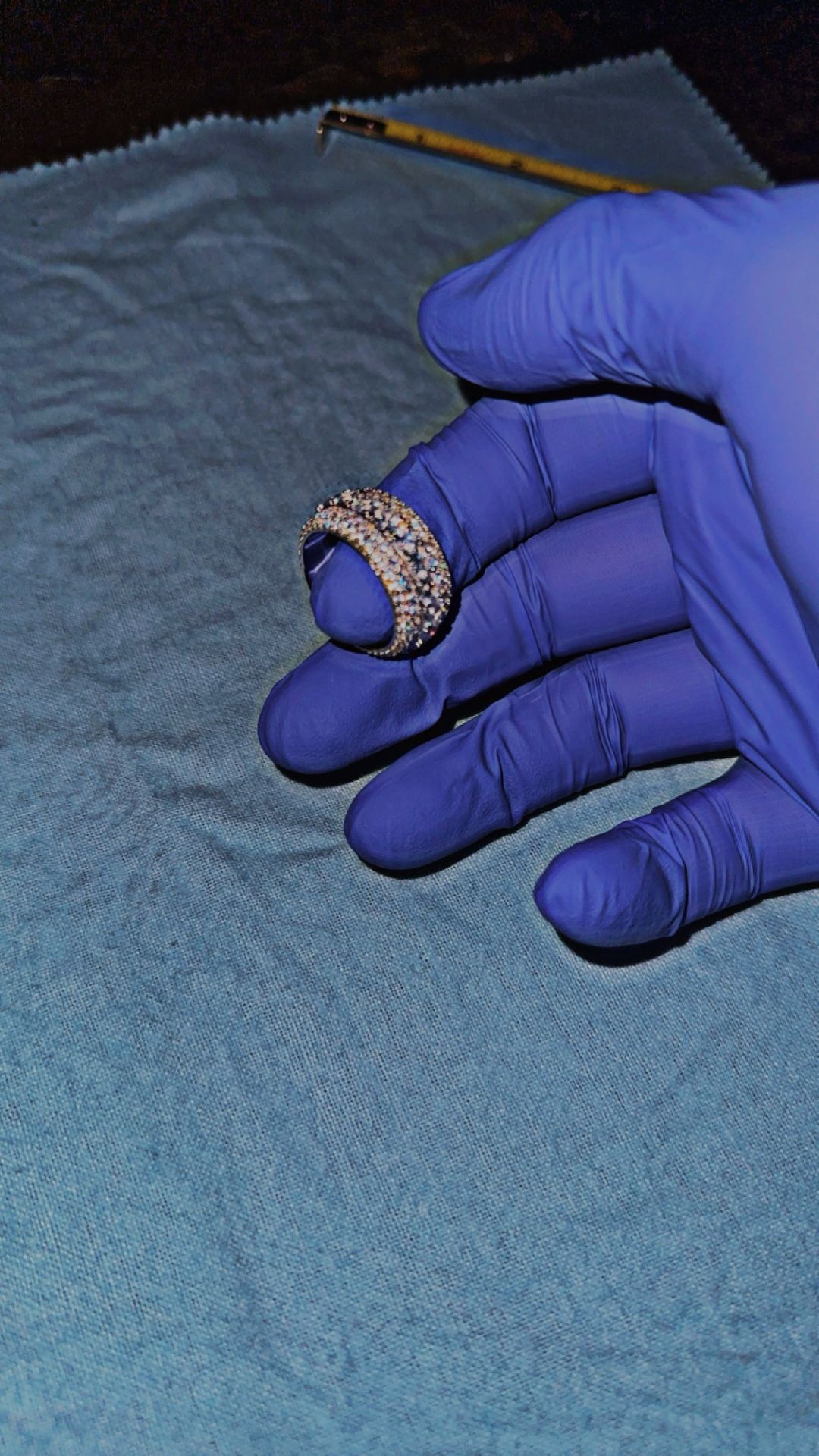 Sterling Silver Ring With CZ Stones