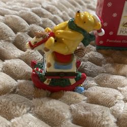 Winnie The Pooh Porcelain Hinged Box