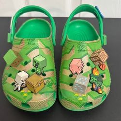 Child Size 2 Minecraft Crocs just $5 