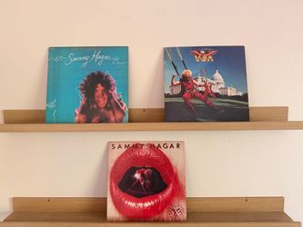 Sammy Hagar Vinyl Record Lot – 3 Vintage LPs – 80s Rock