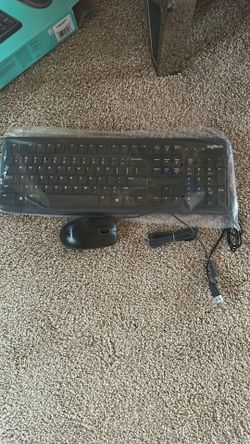 Wired keyboard and mouse