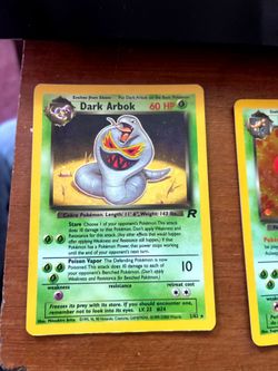 POKEMON  TCG - DARK ARBOK #2/82 TEAM ROCKET
