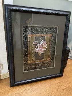 Amaryllis 3D Mixed Media Framed Wall Art