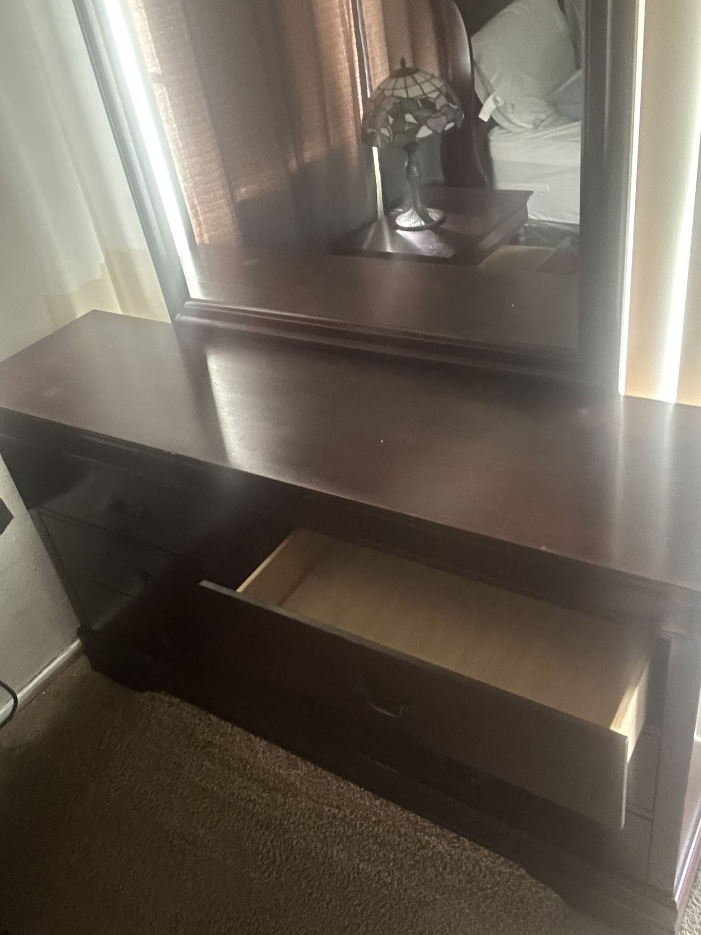 Wooden Dresser Set
