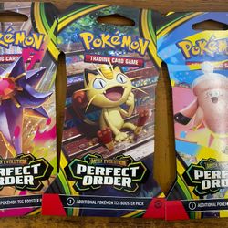 20+ Sealed/Sleeved Booster Packs Perfect Order