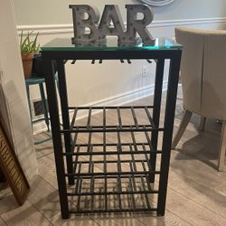 Wrought Iron Wine Rack