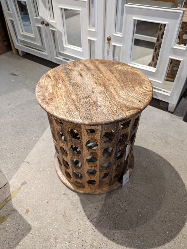 Imported Round End Table