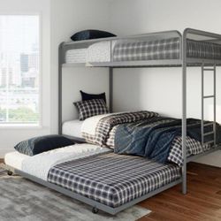 Bunk Bed Frame With Trundle