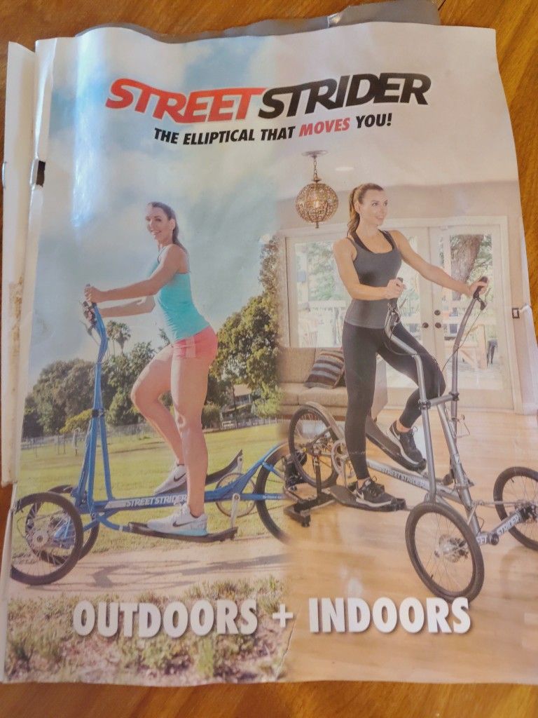 Speed Elliptical Bicycle, Metal Poles, 20 Metal
