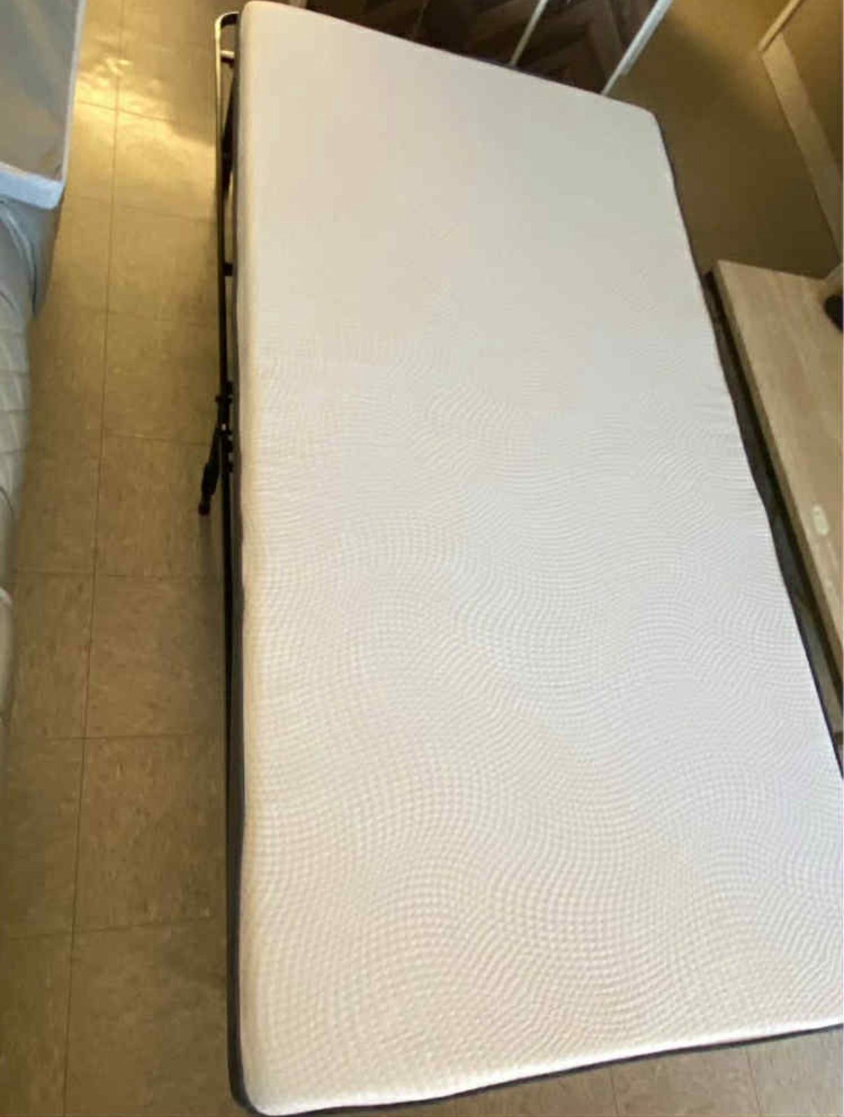 BRAND NEW—-Twin— XL—-Mattress & Frame