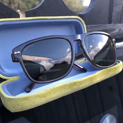 Authentic Gucci GG0911S Sunglasses - Brown/Green Acetate