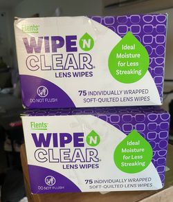 Lens wipes