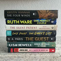 Thriller Fiction Hardcover Books