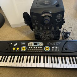 Karaoke Machine And Piano