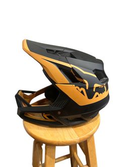 Fox Proframe MIPS Full face helmet Black/Gold XL
