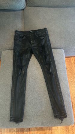 Purple jeans skinny ripped size 34