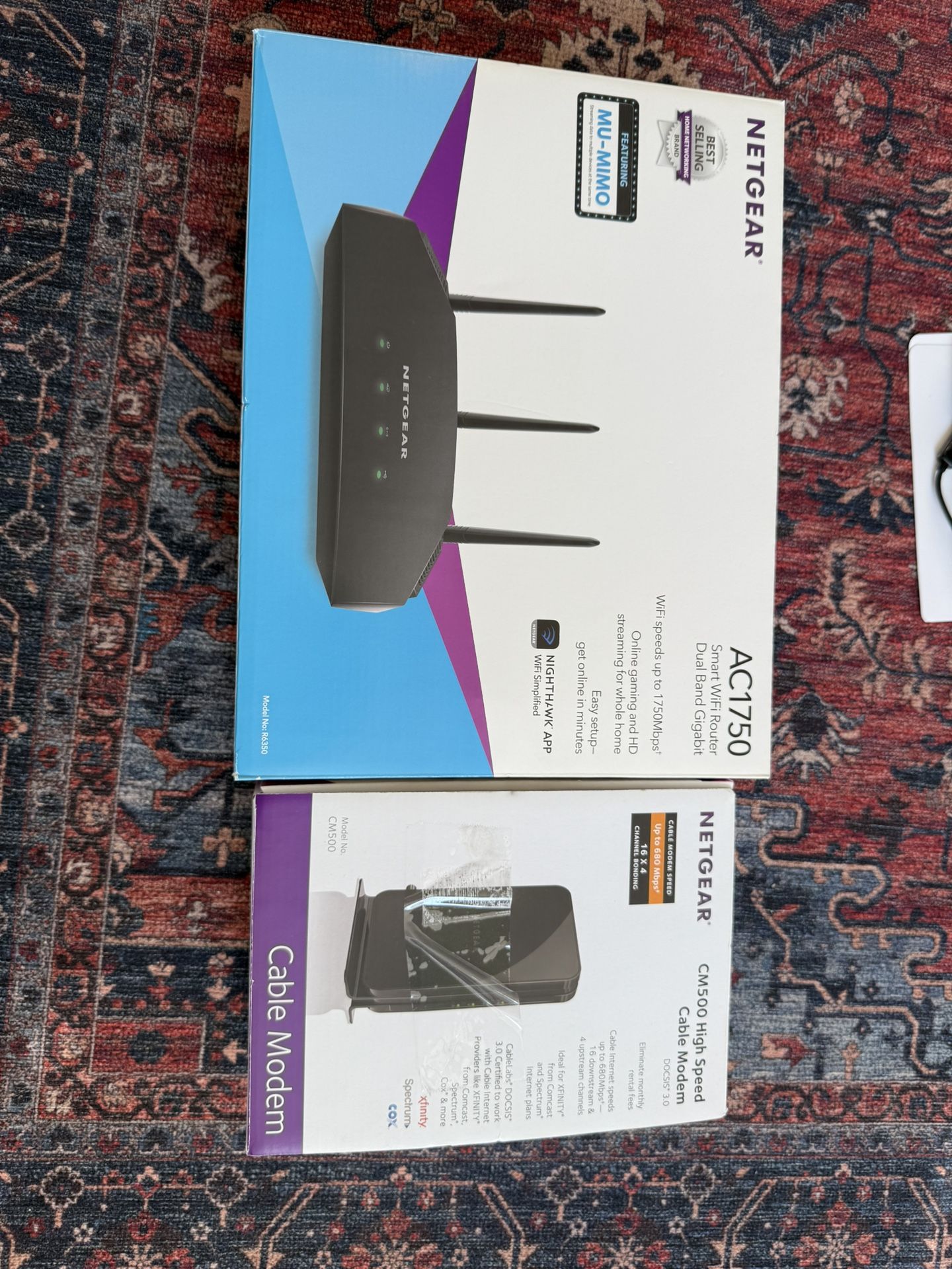 Net gear modem and router for sale!
