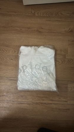 White rhinestone Spider hoodie