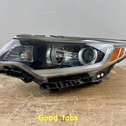 2016-2018 Kia Optima Left Driver Side Halogen Headlight Oem