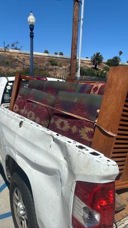 Two sofas, Mission style