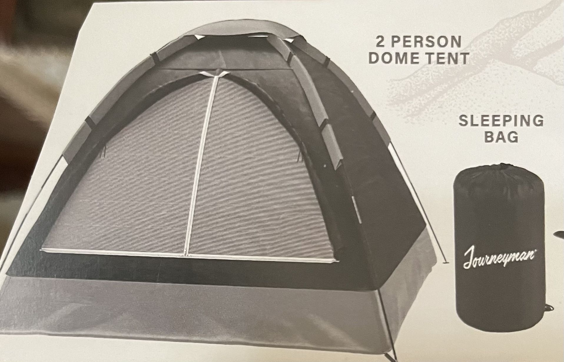 Tent and Sleeping Bag 