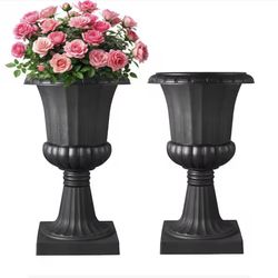 Outdoor Flower Pots  set of (2)