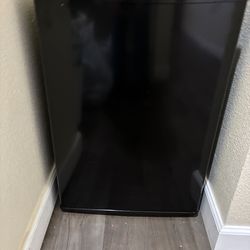 Black Mini refrigerator