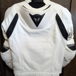 Dainese 48 Laguna Seca Race Suit Jacket (White) Ultra RARE