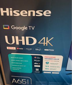 Hisense A65 series 4K UHD Google TV