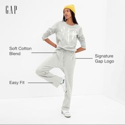 Cap Logo Straight Sweatpants 