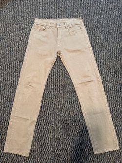 Levi's 505 Khaki Straight Leg Jeans
